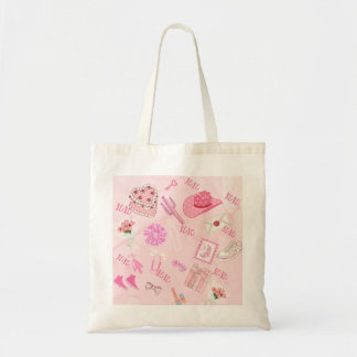 Pink Kawaii girly Tote Bag. トートバッグ