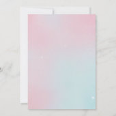 Pink Kitty Birthday Party for Girls Cute Kawaii 招待状 (裏面)