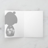 Pink Kokeshi Triplet Card カード (内部)