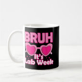 Pink Lab Week 2024 Medical Lab Science Lab Tech コーヒーマグカップ (左)