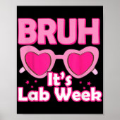 Pink Lab Week 2024 Medical Lab Science Lab Tech ポスター (正面)