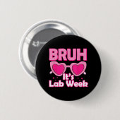 Pink Lab Week 2024 Medical Lab Science Lab Tech 缶バッジ (正面&裏面)