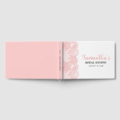 Pink Lace Bridal Shower  Guest Book ゲストブック (全面)