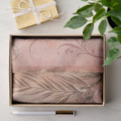 Pink Lace Grunge Old Letter Decoupage 薄葉紙 (ギフト)