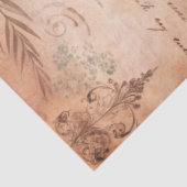 Pink Lace Grunge Old Letter Decoupage 薄葉紙 (詳細)
