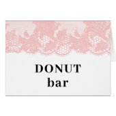 Pink Lace  Popcorn Bar Tent (正面横)