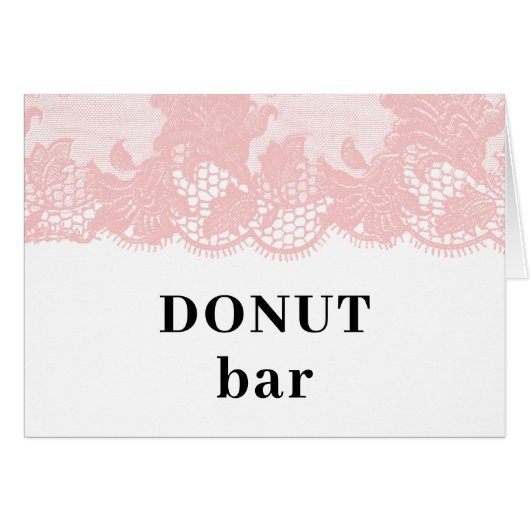 Pink Lace  Popcorn Bar Tent (正面横)