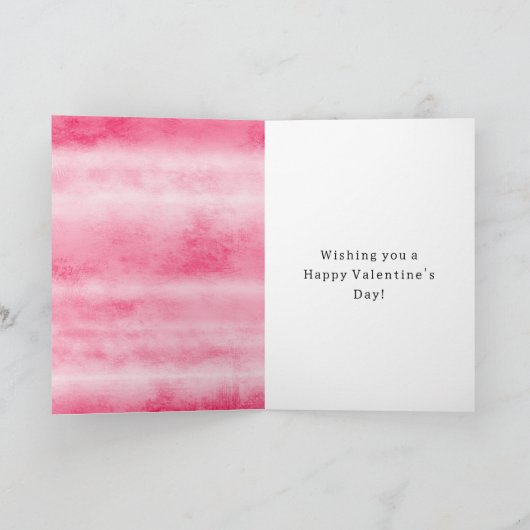 Pink Ladybug Heart Valentine's Day カード (内部)