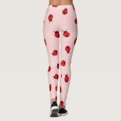 Pink Ladybug Leggings レギンス (裏面)