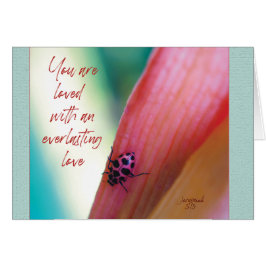 Pink ladybug Parakaleoノートカードが好き