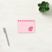 Pink Ladybugs Post It Notes ポストイット (オフィス)