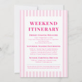 Pink Last Spritz as a Miss Bachelorette Weekend 招待状 (裏面)