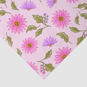 Pink Lavender Lacy Daisy Tissue Paper 薄葉紙 (詳細)