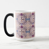 Pink Lavender MidCentury Modern Morphing Mug モーフィングマグカップ (左)