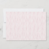 Pink Lemon Themes Baby Shower Photo Thank You Card (裏面)