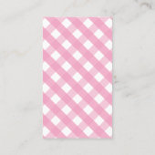 Pink Lemonadeビジネスまたはカー連絡ド 名刺 (裏面)