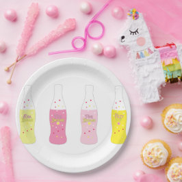 Pink Lemonade Birthday Party Plates ペーパープレート