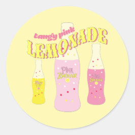 Pink Lemonade Party ラウンドシール