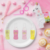 Pink Lemonade Summer Citrus ペーパープレート (パーティー)