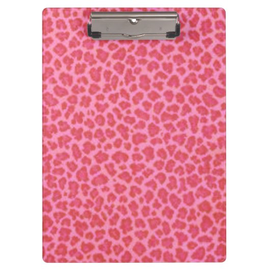 Pink Leopardスキンクリップボード クリップボード (正面)
