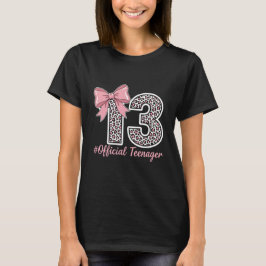 Pink Leopard “13” – Official Teenager T-Shirt Tシャツ