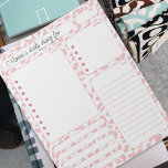 Pink Leopard DailyプランナーノートとTo Doリスト ノートパッド<br><div class="desc">Pink Leopard DailyプランナーノートとTo Doリスト</div>