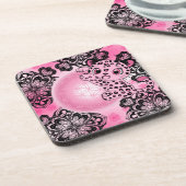 Pink Leopard Harmony コースター (左側)