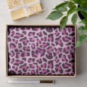 Pink Leopard Print Decompageティッシュペーパー 薄葉紙 (ギフト)