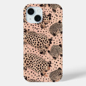 Pink Leopard Print Pattern – Chic Animal Case-Mate iPhoneケース (裏面)