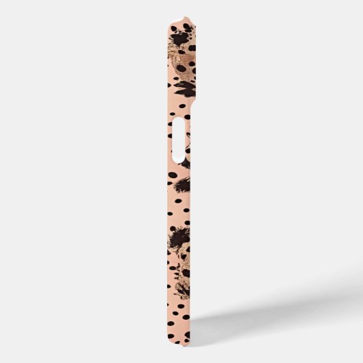 Pink Leopard Print Pattern – Chic Animal Case-Mate iPhoneケース (裏面 / 右)