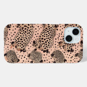 Pink Leopard Print Pattern – Chic Animal Case-Mate iPhoneケース (裏面 (横))