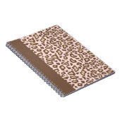 Pink Leopard School Notebook Journal Gift ノートブック (右側)