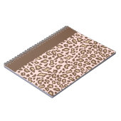 Pink Leopard School Notebook Journal Gift ノートブック (左側)
