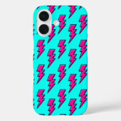 Pink Lighting Volt Mobile Phone Case 80s Design Case-Mate iPhoneケース (裏面)
