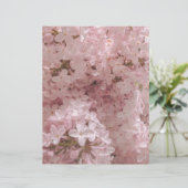 Pink lilac bloom close-up scrapbook paper (スタンド正面)