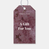 Pink lilac themed ギフトタグ (正面)