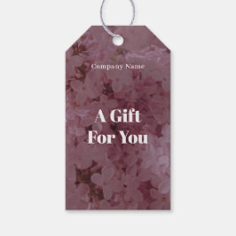 Pink lilac themed ギフトタグ