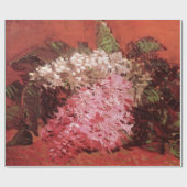 Pink Lilacs by Vincent van Gogh, Still Life Flower ラッピングペーパー (フラット)