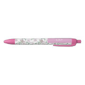 Pink Lillies Custom Name Pen 青ボールペン (ボトム)