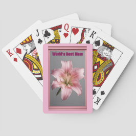 Pink Lily World's Best Mom Card Deck トランプ