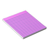 Pink Lined Notepad ノートパッド (アングル)