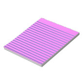Pink Lined Notepad ノートパッド (回転)