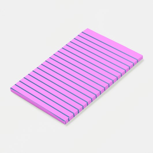 Pink Lined Notes ポストイット (アングル)