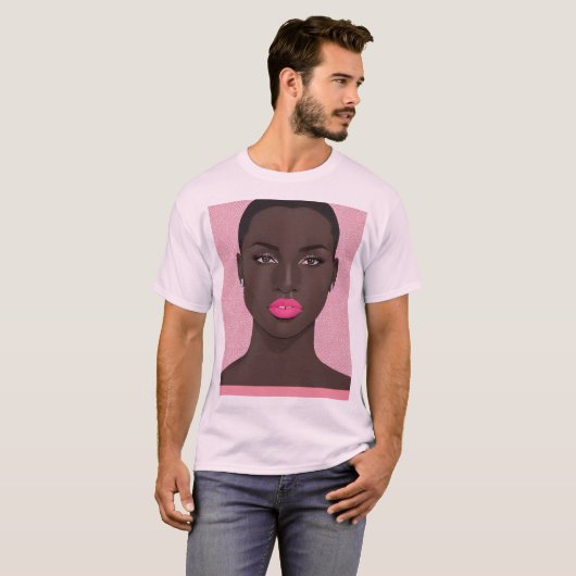 Pink Lip Stick Tシャツ (正面フル)