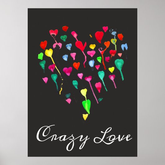 Pink lipstick kiss pop art pink and black ポスター (正面)