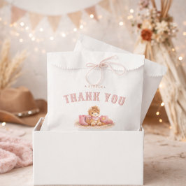 Pink Little Cowgirl Western Girl Baby Shower  フェイバーバッグ