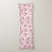 Pink Lollipops, Heart Lollipops, Lollipop Pattern ボディピロー (裏面 (縦))