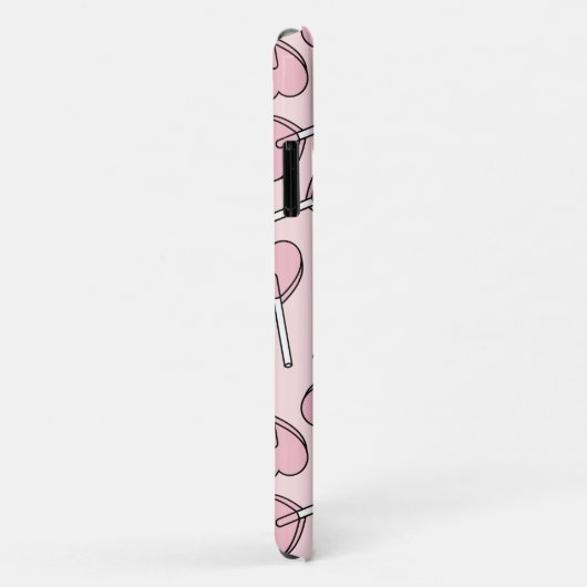 Pink Lollipops, Heart Lollipops, Lollipop Pattern Case-Mate iPhoneケース (裏面/右)