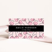 Pink Lollipops, Heart Lollipops, Lolly, Candy Shop 名刺