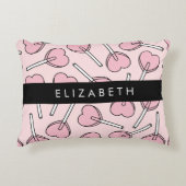 Pink Lollipops, Heart Lollipops, Lolly, Your Name アクセントクッション (正面)